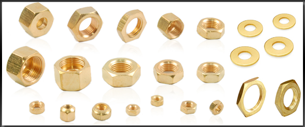 Brass Nuts and Washers